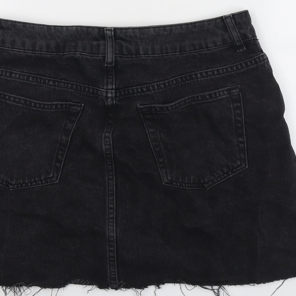 Womens UK Size 10 Topshop Mini Denim Skirt