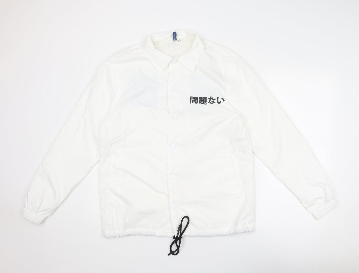 Mens UK Size S Divided by H&M White Jacket