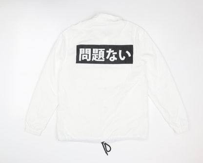 Mens UK Size S Divided by H&M White Jacket