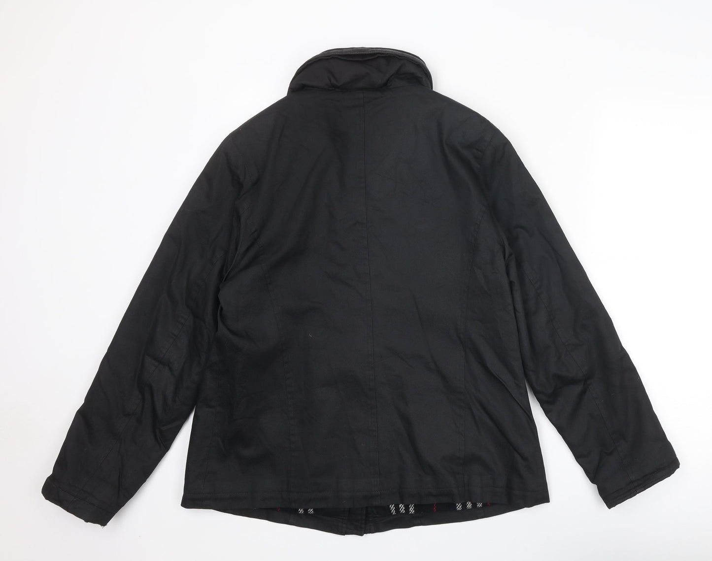 Milo Womens Black Jacket Size 12 Snap