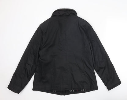 Milo Womens Black Jacket Size 12 Snap