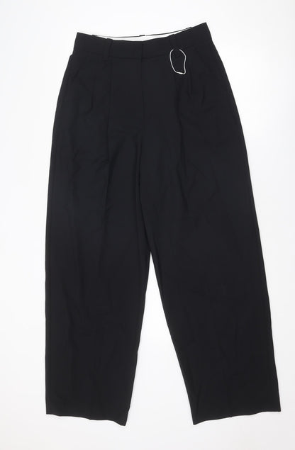 Womens UK Size 12 Marks and Spencer Regular Fit  Black Trousers