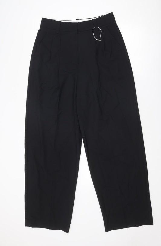 Womens UK Size 12 Marks and Spencer Regular Fit  Black Trousers