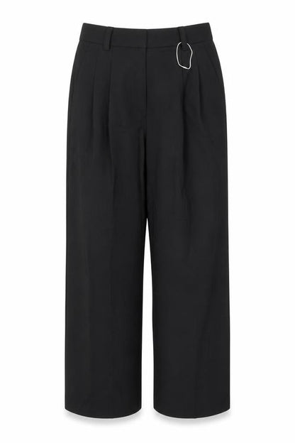 Womens UK Size 12 Marks and Spencer Regular Fit  Black Trousers