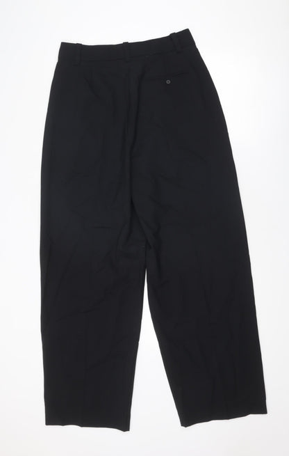 Womens UK Size 12 Marks and Spencer Regular Fit  Black Trousers