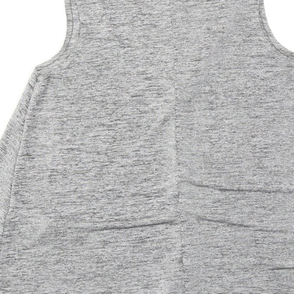 Womens UK Size S Zara Grey Basic Tank