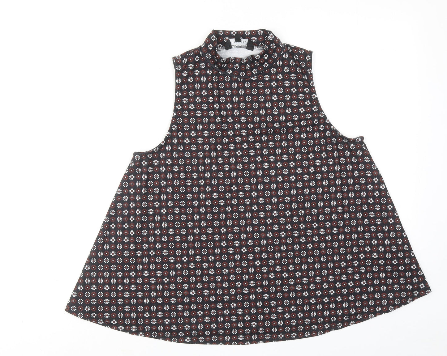 Womens UK Size 12 New Look Black Basic Blouse