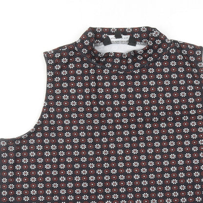 Womens UK Size 12 New Look Black Basic Blouse