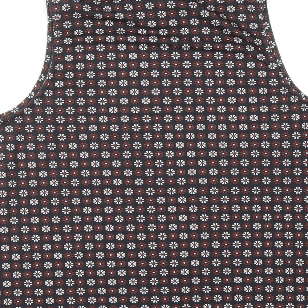Womens UK Size 12 New Look Black Basic Blouse