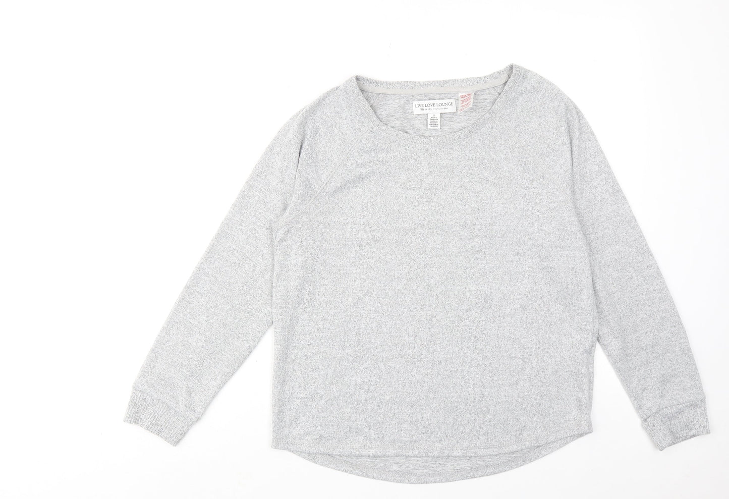 Karen Neuburger Womens Grey Polyester Pullover Sweatshirt Size S Pullover