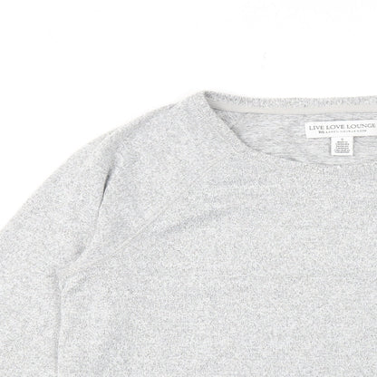 Karen Neuburger Womens Grey Polyester Pullover Sweatshirt Size S Pullover