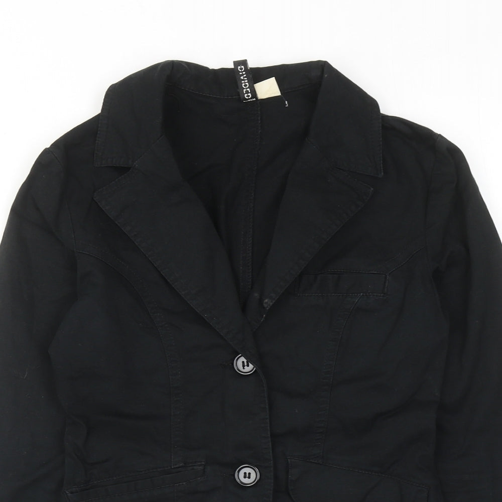 Womens UK Size 6 H&M Black Jacket