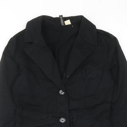 Womens UK Size 6 H&M Black Jacket