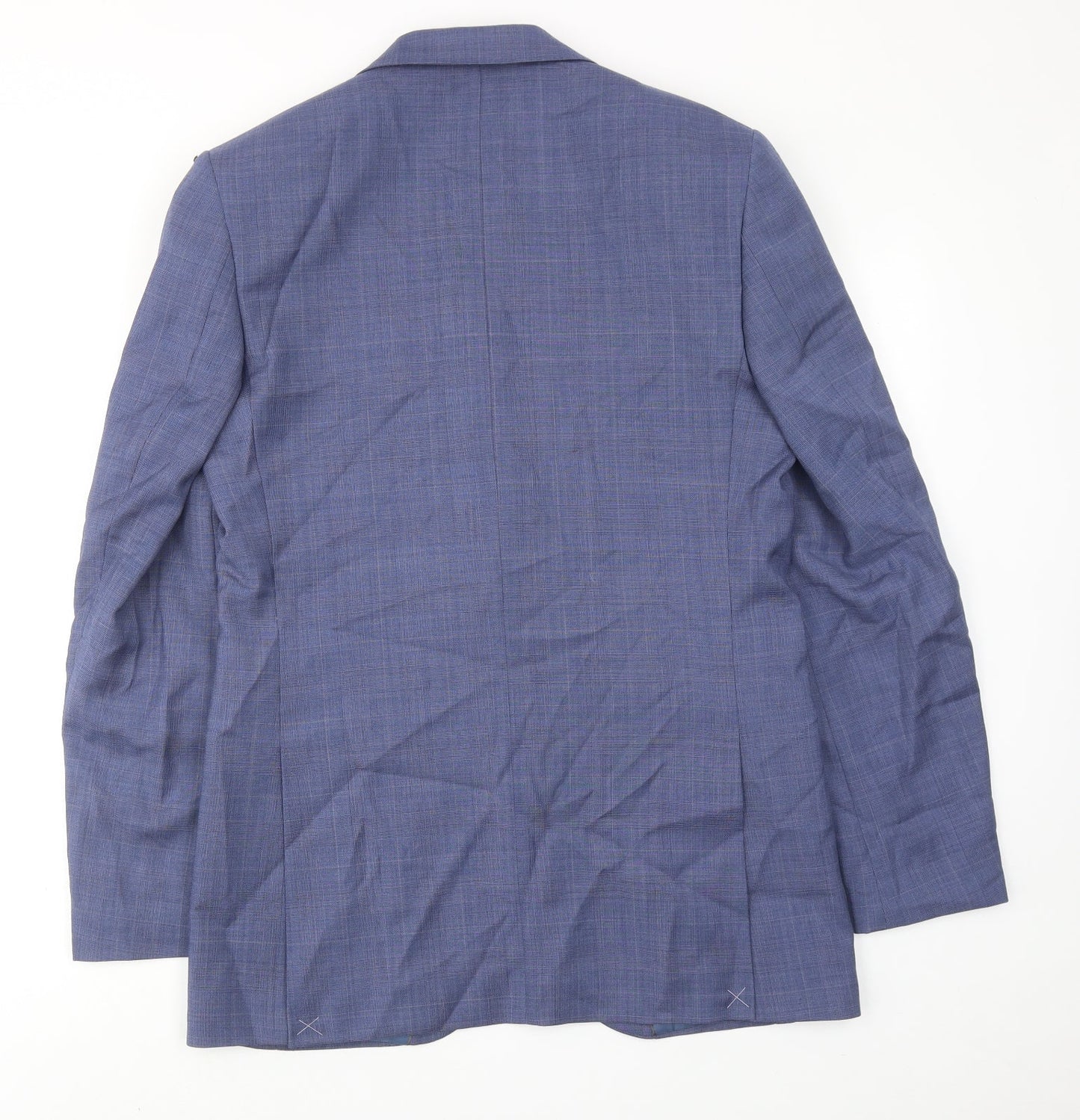 Mens UK Size 40 Marks and Spencer Regular Blue Suit Jacket