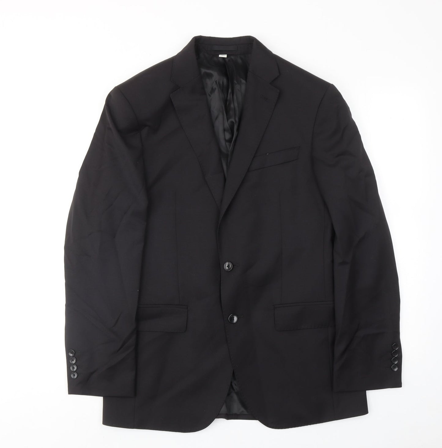 Mens UK Size 38 Marks and Spencer Regular Black Suit Jacket