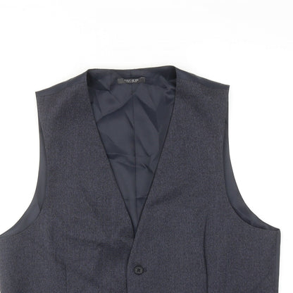Mens UK Size 40 Marks and Spencer Regular Blue Suit Jacket