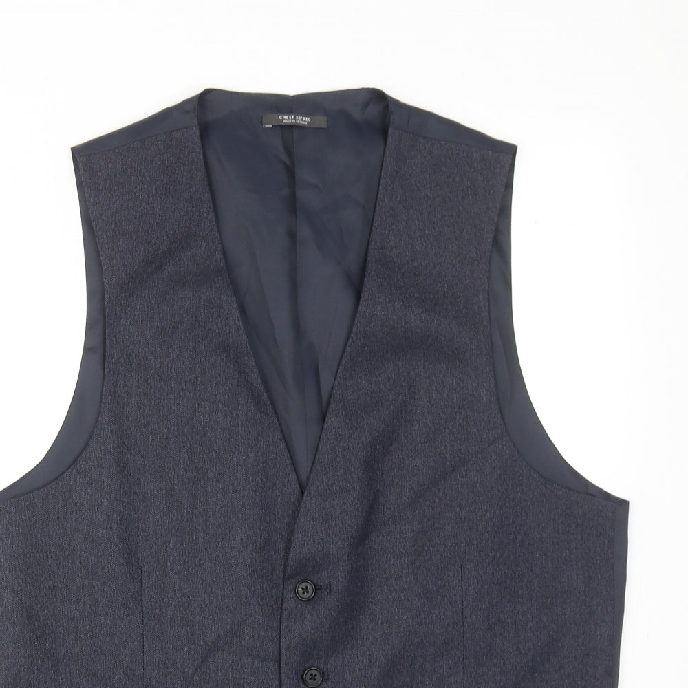 Mens UK Size 38 Marks and Spencer Regular Blue Suit Jacket