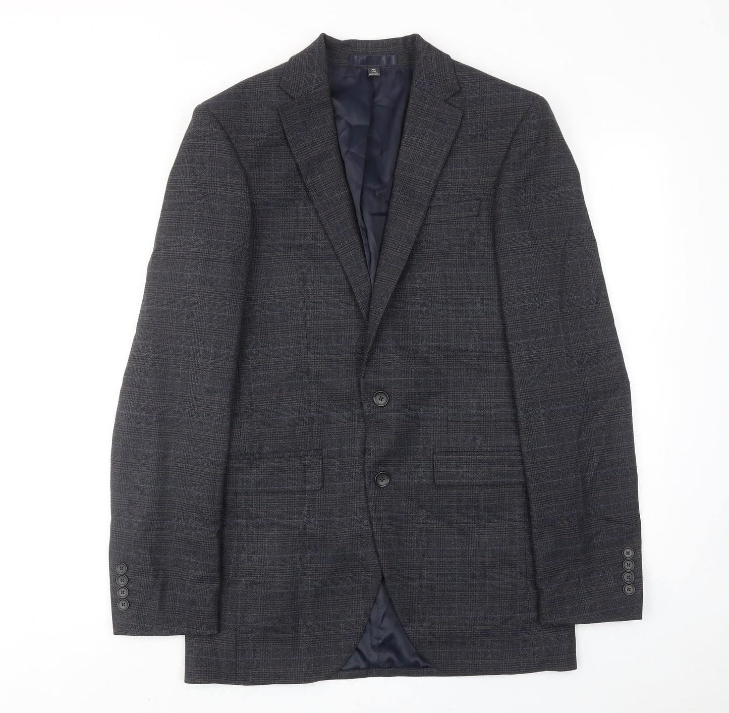 Mens UK Size 36 Marks and Spencer Regular Blue Suit Jacket