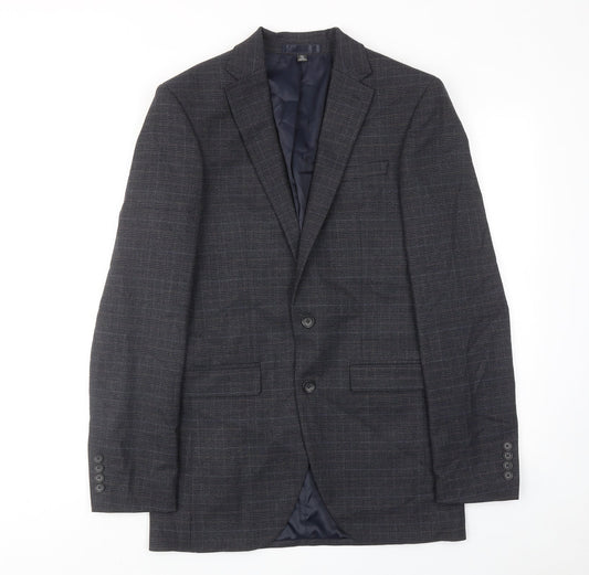 Mens UK Size 36 Marks and Spencer Regular Blue Suit Jacket