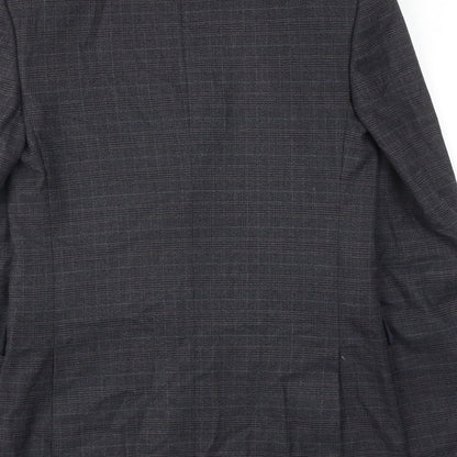Mens UK Size 36 Marks and Spencer Regular Blue Suit Jacket