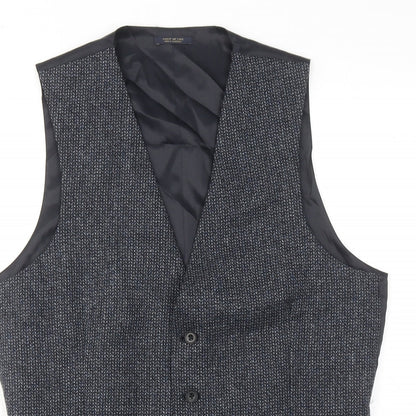Mens UK Size 40 Marks and Spencer Regular Blue Suit Jacket