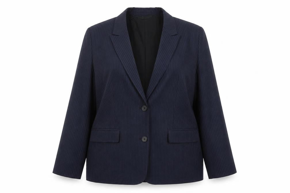 Womens UK Size 18 Marks and Spencer Plus Blue Suit Jacket