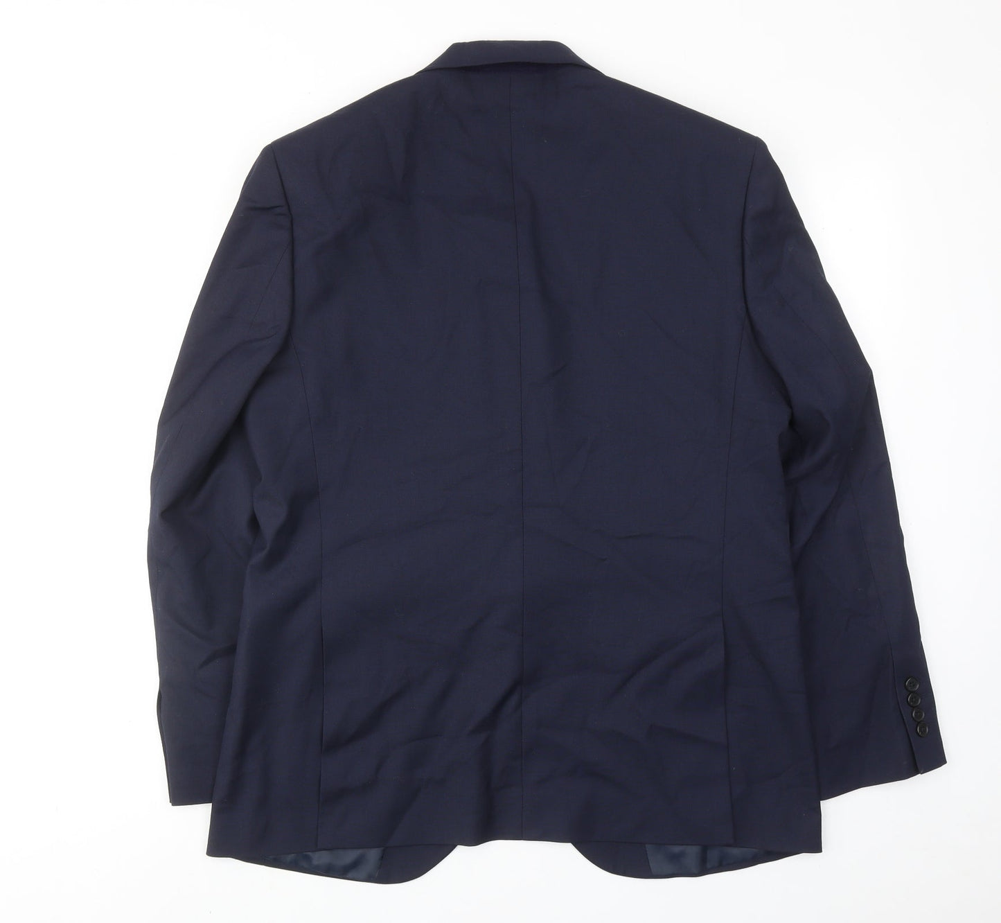 Mens UK Size 42 Marks and Spencer Regular Blue Suit Jacket