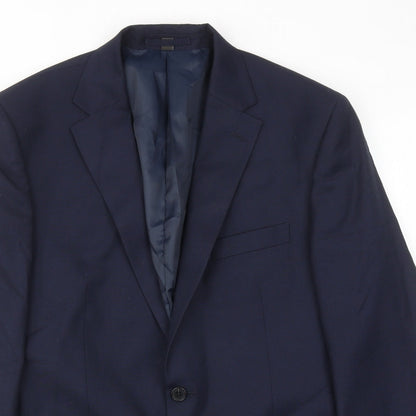 Mens UK Size 42 Marks and Spencer Regular Blue Suit Jacket