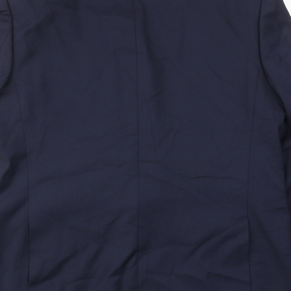 Mens UK Size 42 Marks and Spencer Regular Blue Suit Jacket