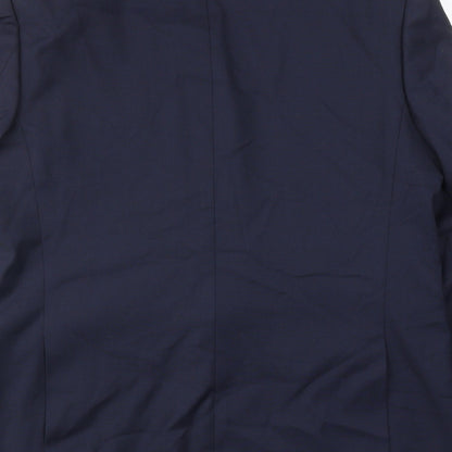 Mens UK Size 42 Marks and Spencer Regular Blue Suit Jacket