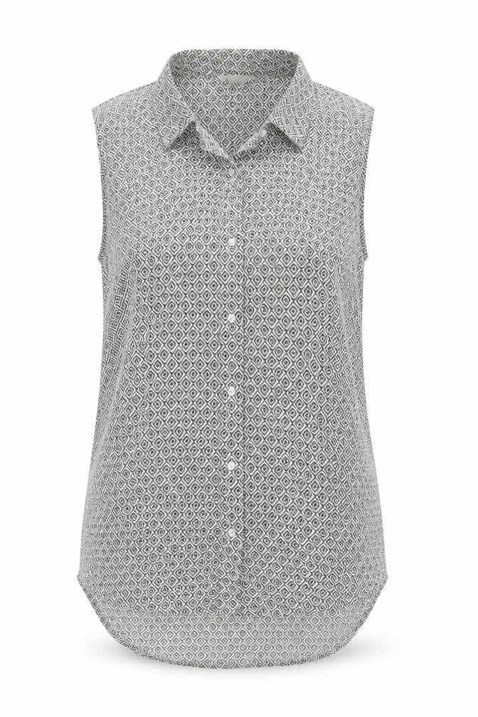Womens UK Size 8 H&M Multicoloured Basic Button-Up
