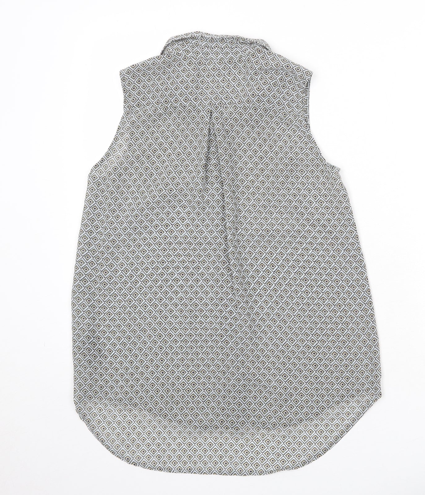 Womens UK Size 8 H&M Multicoloured Basic Button-Up