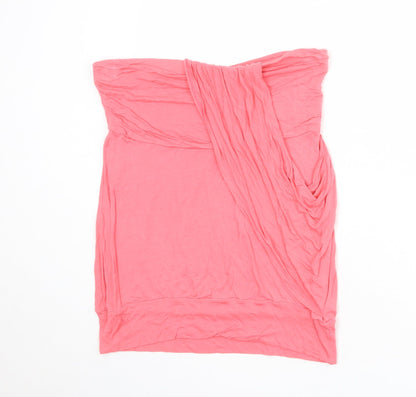 Womens UK Size 16 Warehouse Pink Basic Blouse