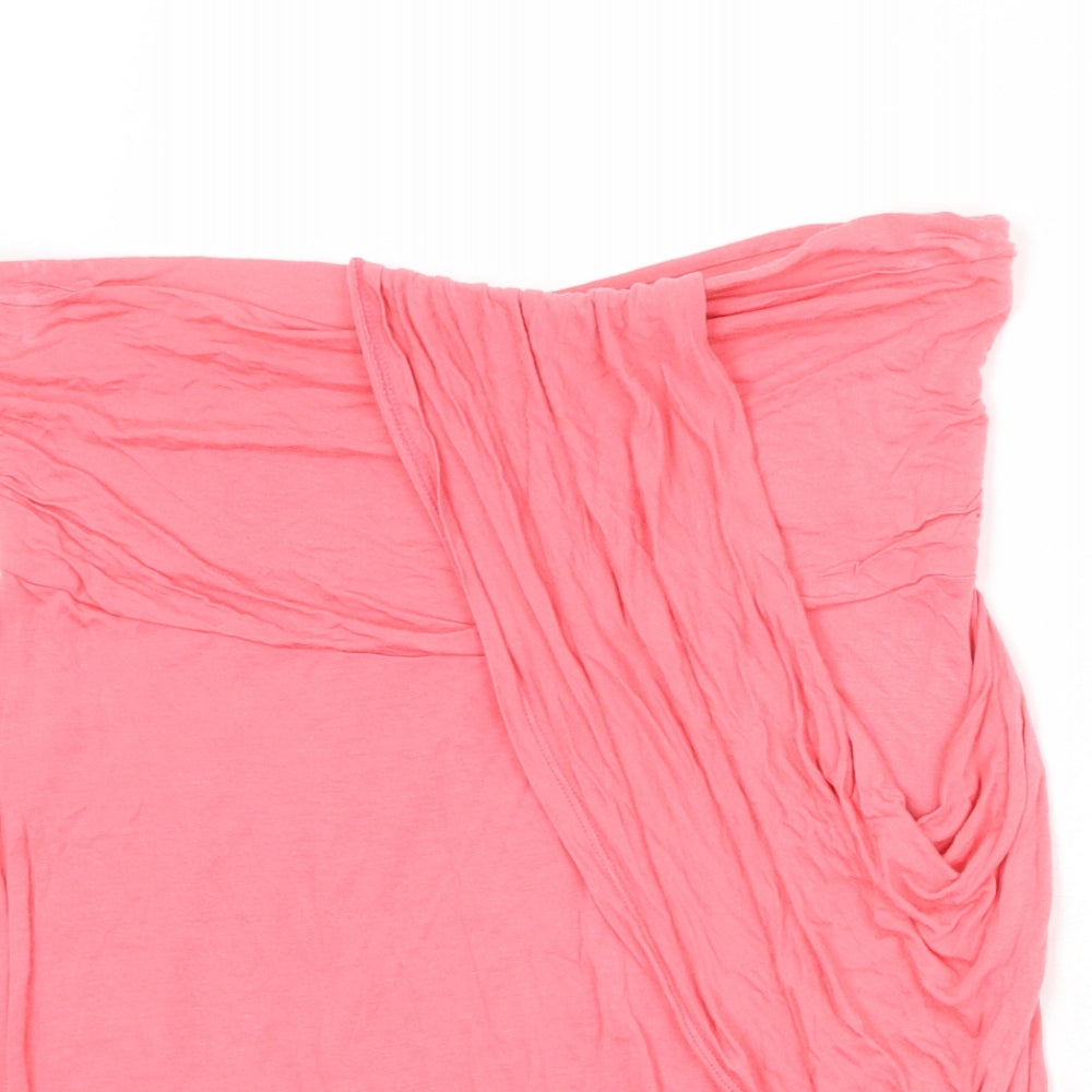 Womens UK Size 16 Warehouse Pink Basic Blouse