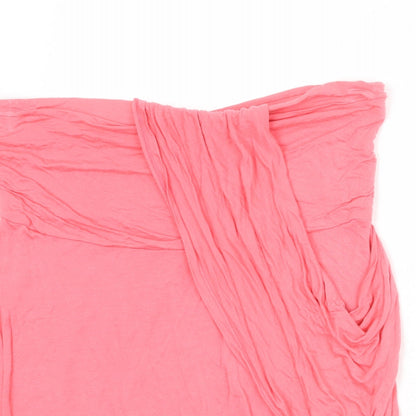 Womens UK Size 16 Warehouse Pink Basic Blouse