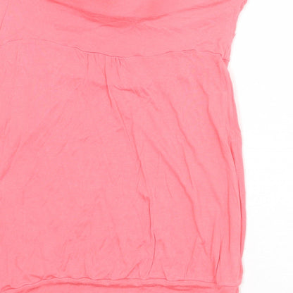 Womens UK Size 16 Warehouse Pink Basic Blouse