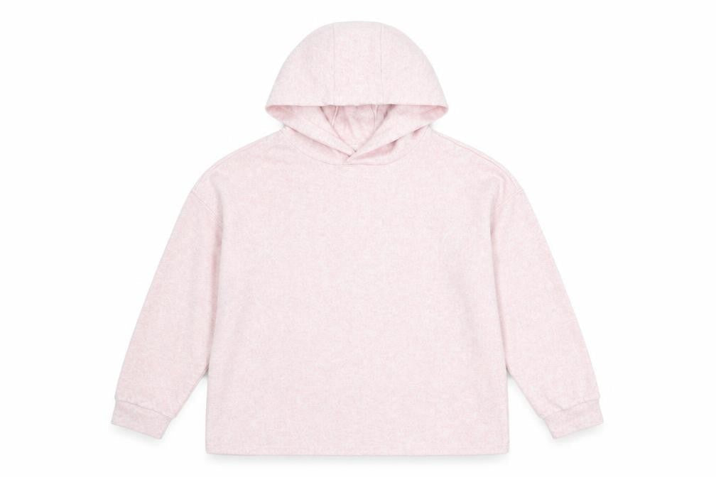 Marks and Spencer Girls Pink Polyester Pullover Hoodie Size 12-13 Years Pullover
