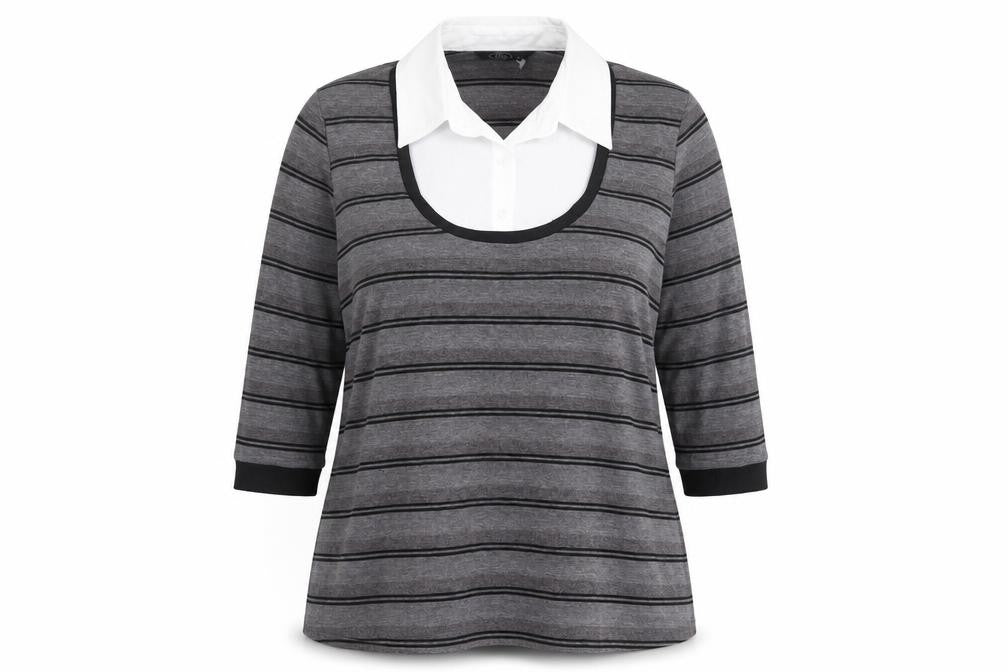 Womens UK Size 16 Bonmarché Grey Pullover Jumper