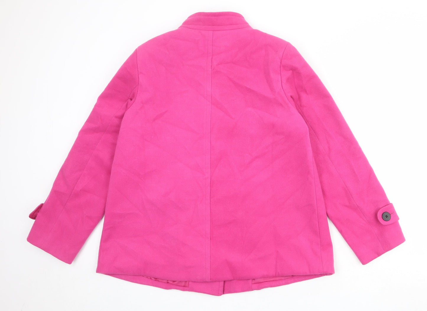 Womens UK Size 14 Wardrobe Pink Pea Coat