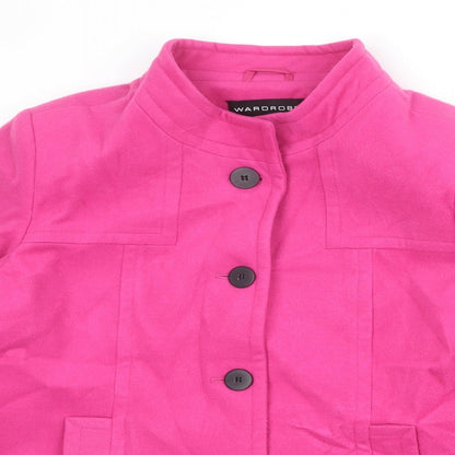 Womens UK Size 14 Wardrobe Pink Pea Coat