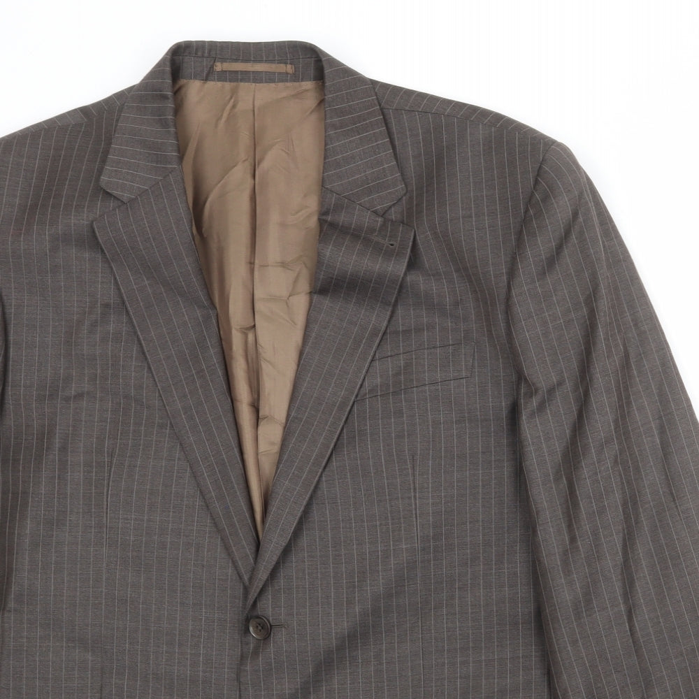 Mens UK Size 44 NEXT Regular Brown Suit Jacket