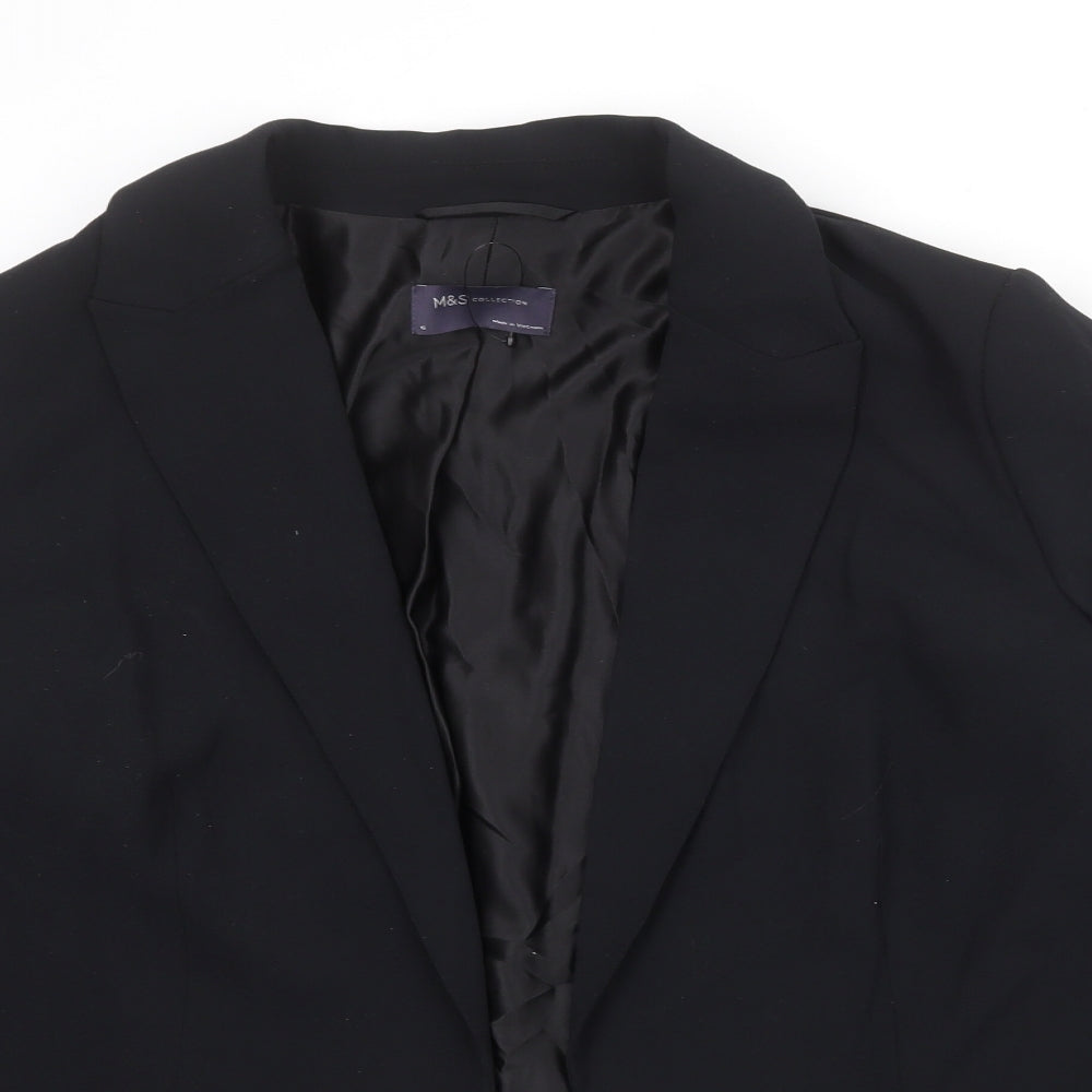 Womens UK Size 16 Marks and Spencer Regular Black Blazer