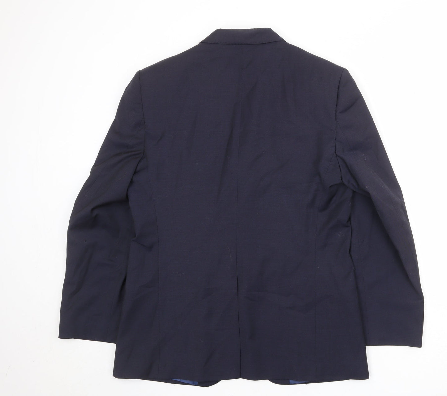 Mens UK Size 40 Marks and Spencer Regular Blue Suit Jacket