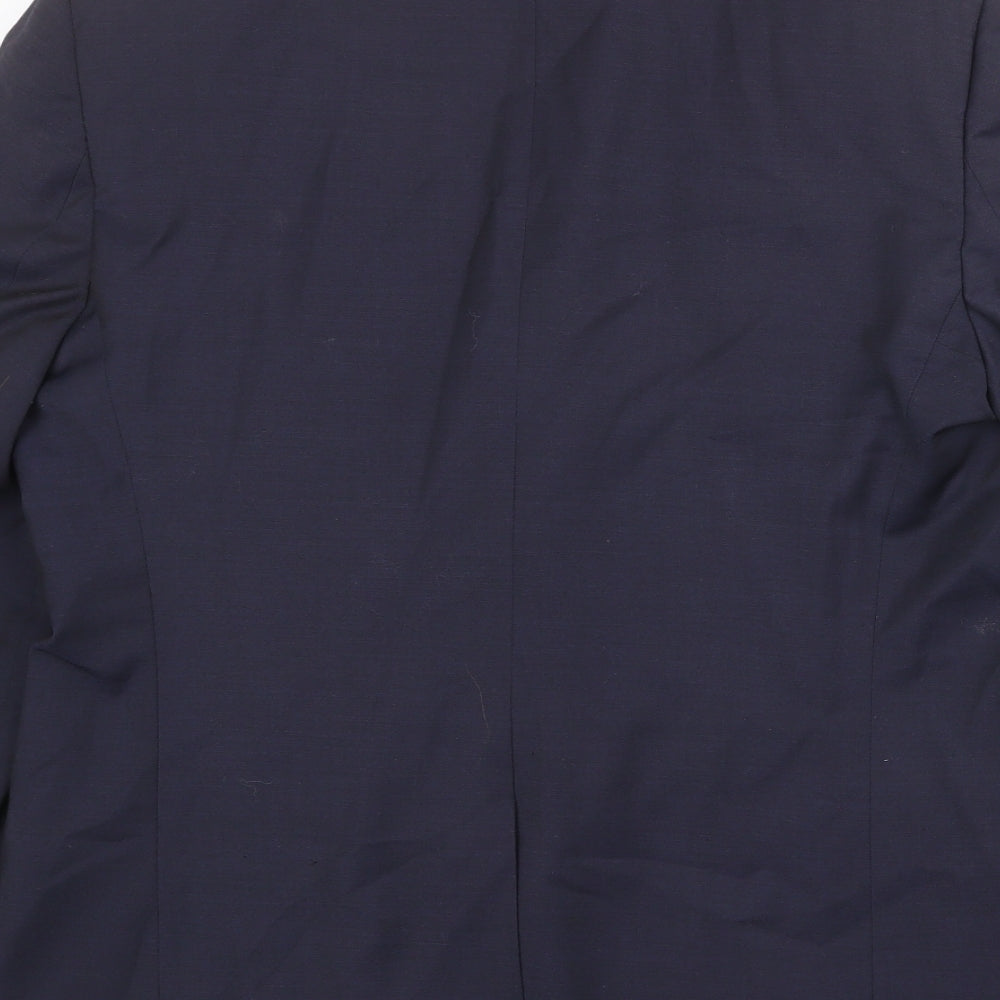 Mens UK Size 40 Marks and Spencer Regular Blue Suit Jacket