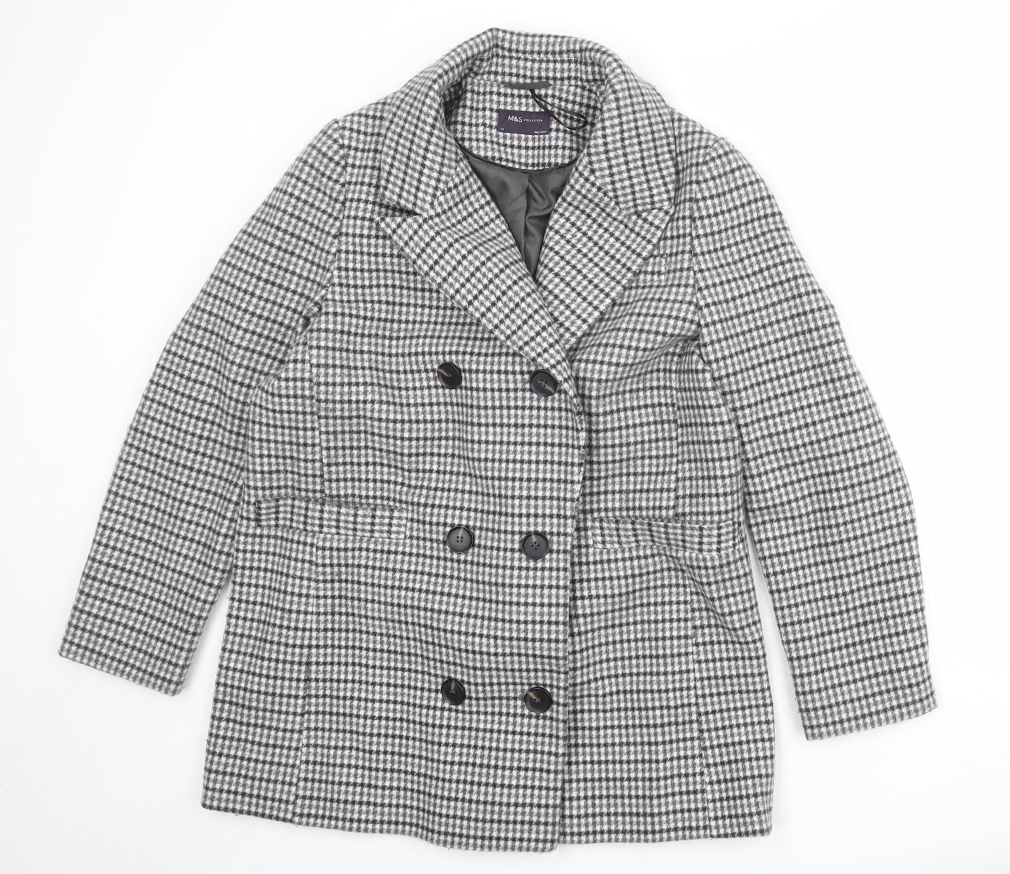 Womens UK Size 14 Marks and Spencer Grey Jacket