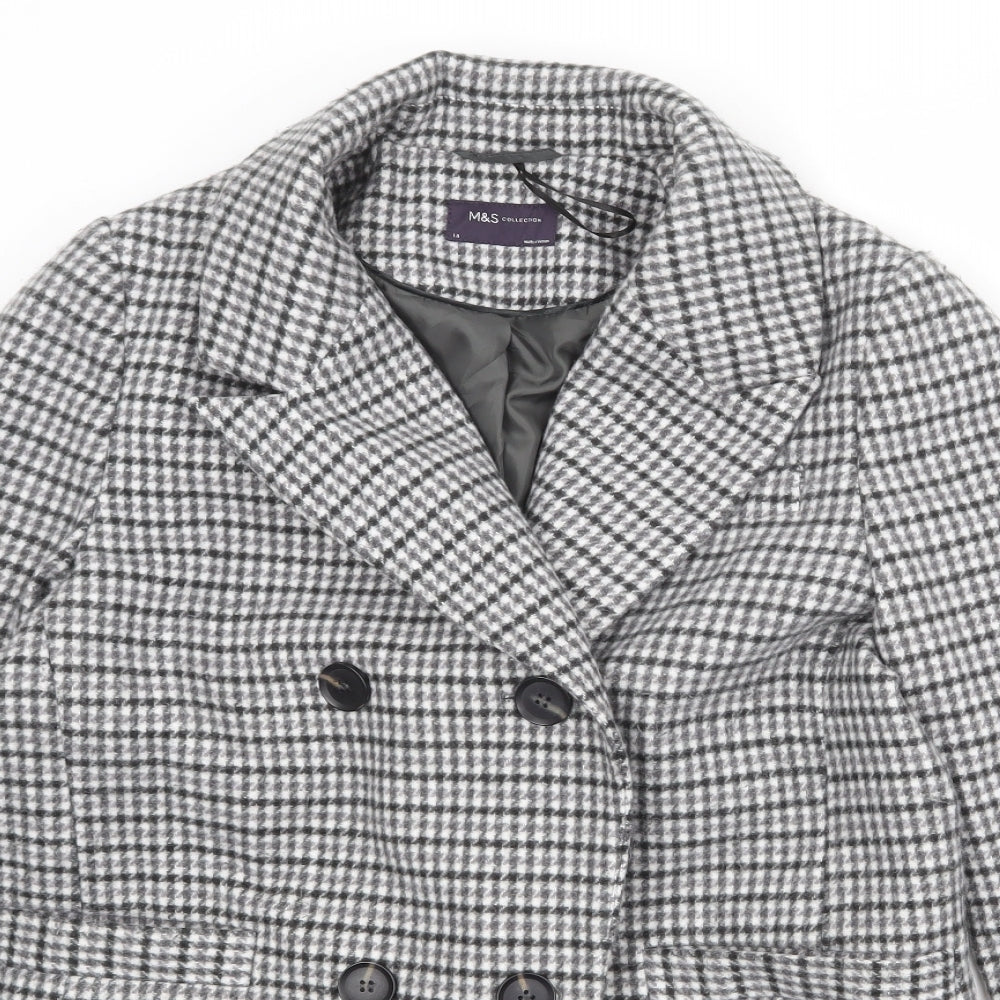 Womens UK Size 14 Marks and Spencer Grey Jacket