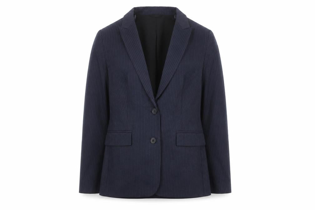 Womens UK Size 14 Marks and Spencer Regular Blue Suit Jacket
