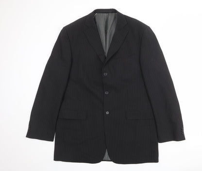 Mens UK Size 42 Marks and Spencer Regular Black Suit Jacket