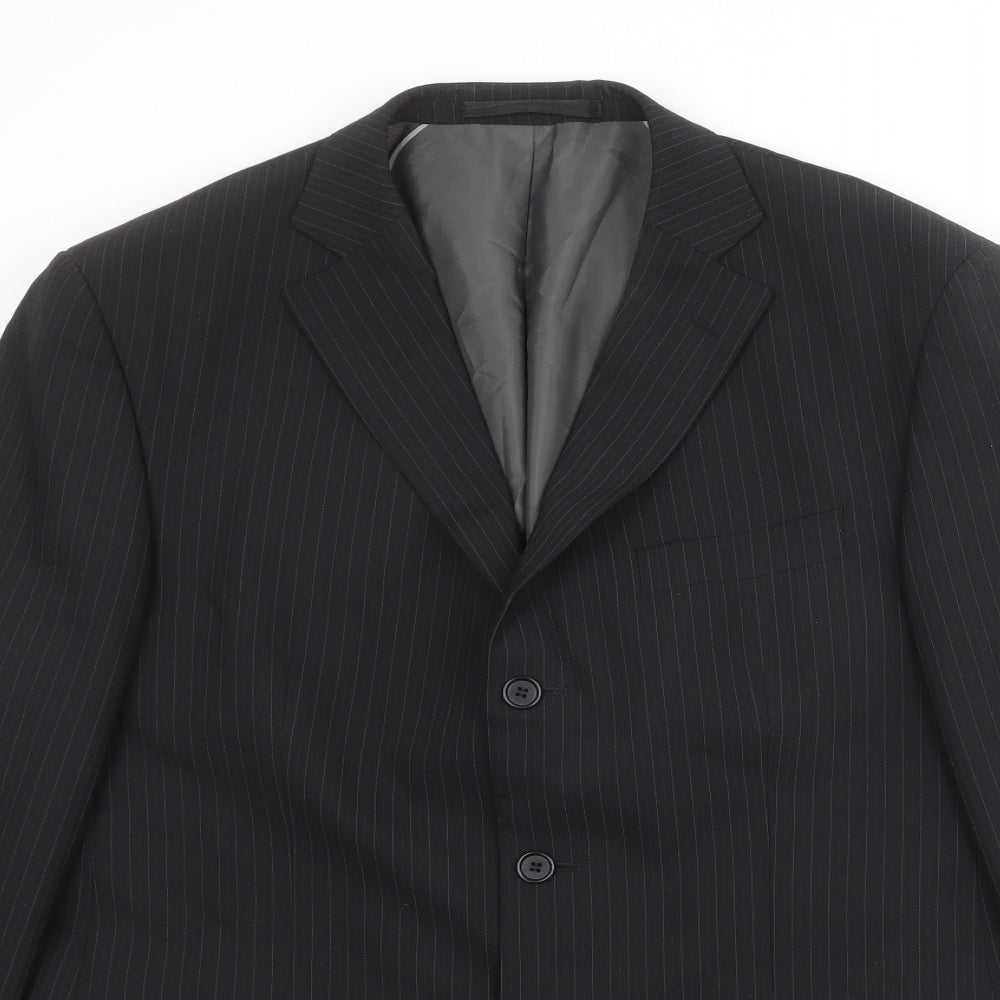 Mens UK Size 42 Marks and Spencer Regular Black Suit Jacket