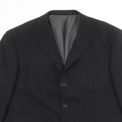 Mens UK Size 42 Marks and Spencer Regular Black Suit Jacket